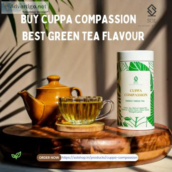 Buy cuppa compassion | best green tea flavour - solshop