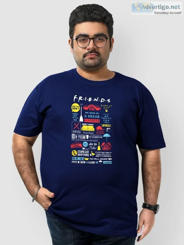 Order comfortable plus size t shirts for men online india at bey