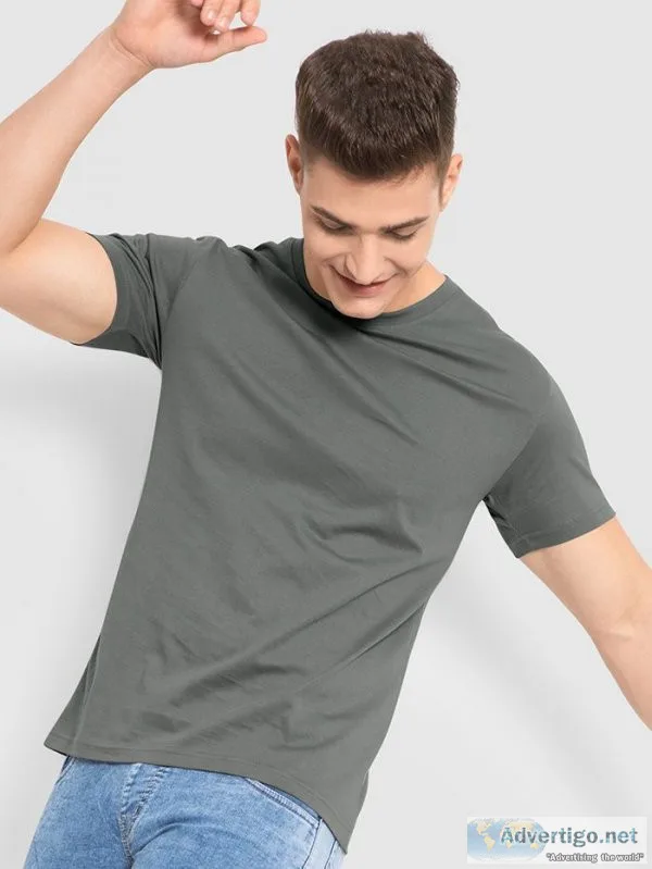 Order premium mens plain t shirts online in india - beyoung