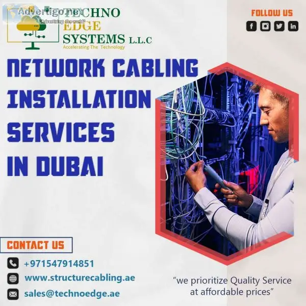 What are guidelines of network cabling installation dubai?