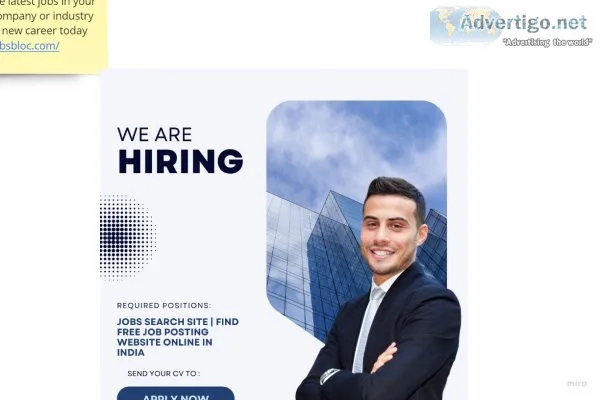 Jobs search site | find free job posting website online in india