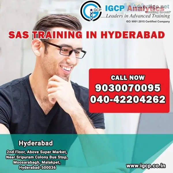 Best institute for sas training course in hyderabad