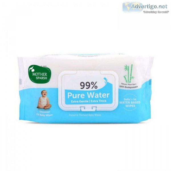 Mother sparsh 99% pure water baby wipes: