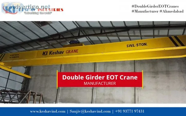Single girder eot crane manufacturer in ahmedabad