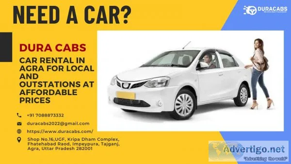 Hire car rental services in agra