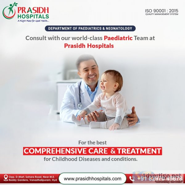 Pediatric hospitals in lb nagar