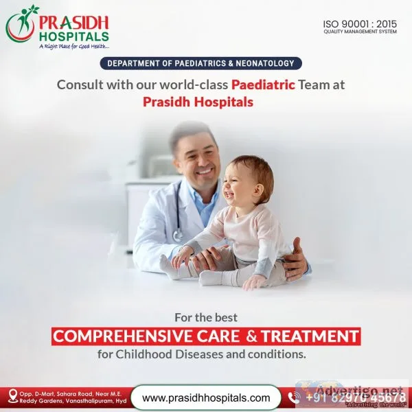 Pediatric hospitals in lb nagar