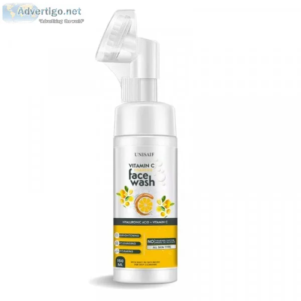 Shop vitamin c foaming face wash from unisaif organics
