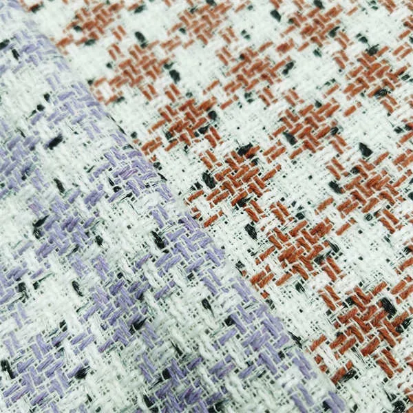 Boucle fashion fabric with lurex, woolen woven fabric, boucle ya