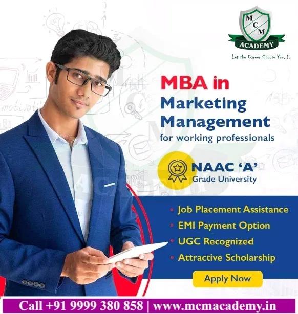 Online distance mba in marketing management admission open 2023