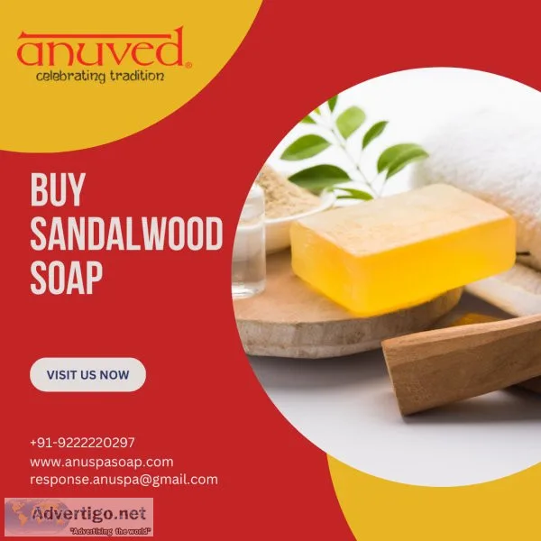 Buy Sandalwood Soap | Anuved