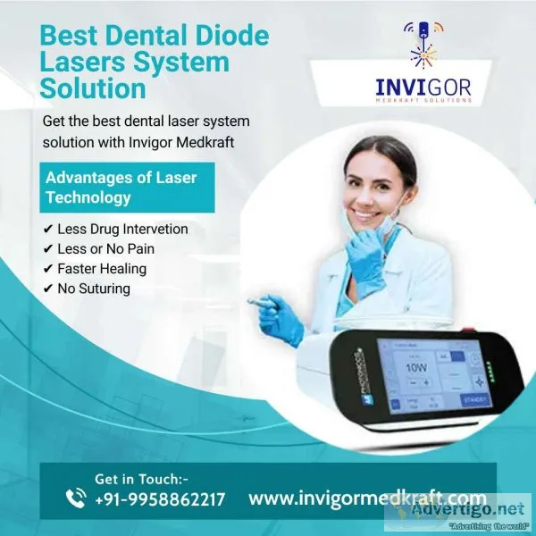 Professional dental diode laser system solutions for dentists