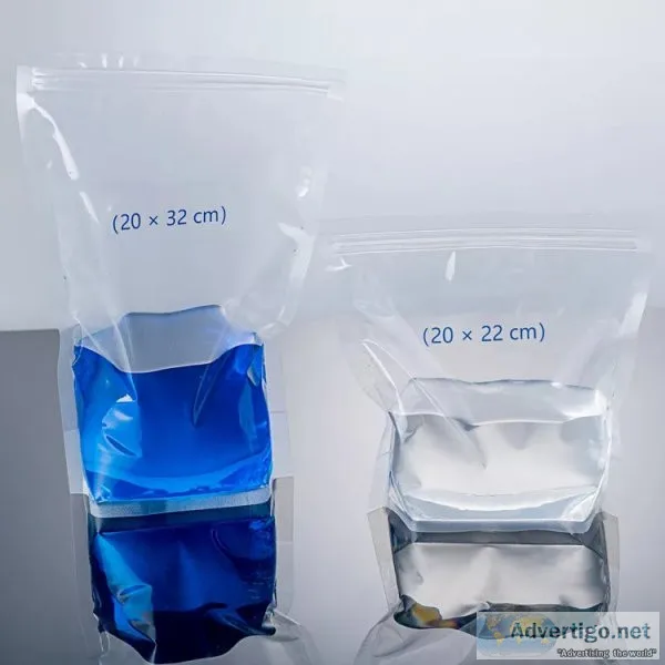 Sterile sampling bag, syringe filter, petri dish, beaker, pipett