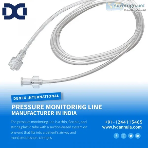 Best manufacture of pressure monitoring line - denex internation