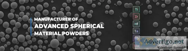 Manufacturer of advanced spherical material powders