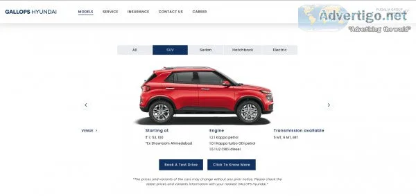 Gallops hyundai showroom