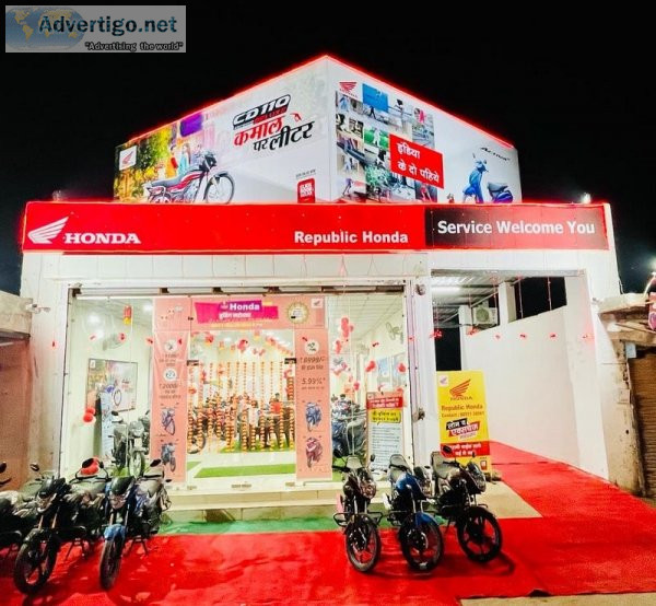 Discover the best honda two-wheeler showroom in noida - republic