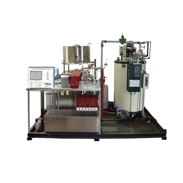 Steam turbine power plant setup