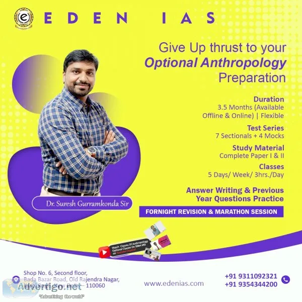 How to prepare for anthropology optional in a better way?