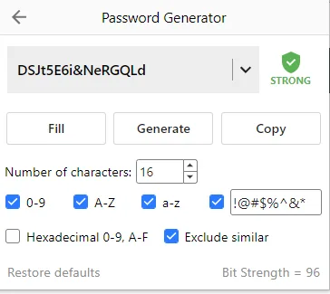 Safest username & password manager around