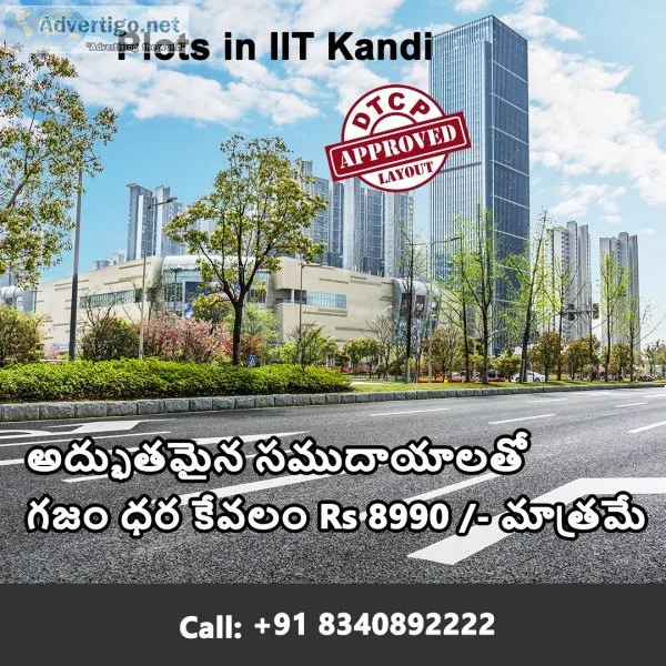 Open plots for sale near srisailam highway