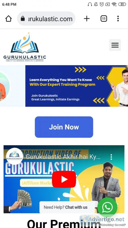 Affiliate marketing+ digital marketing internship