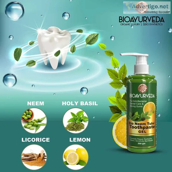 Neem tulsi toothpaste: overall freshness and expansive protectio