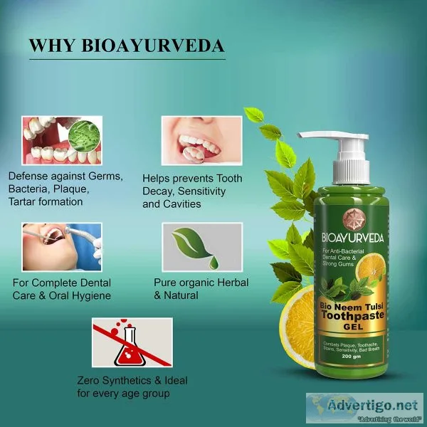 Neem tulsi toothpaste: overall freshness and expansive protectio