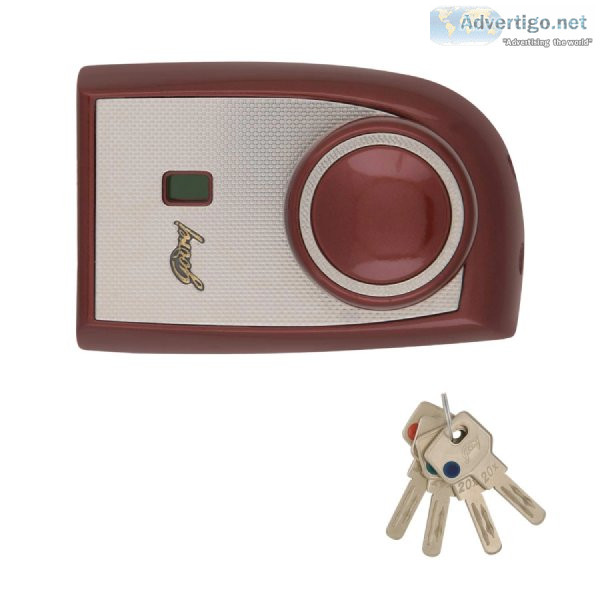 Godrej door lock astro 1ck ruby red 3397