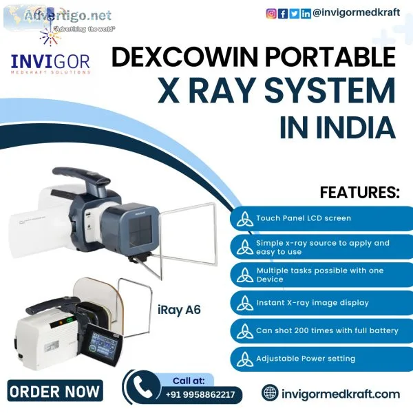 Invigor medkraft provides portable x ray system in india