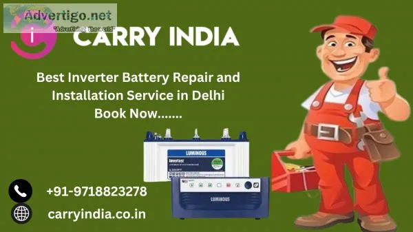Luminous inverter battery service and repair in delhi | call 971