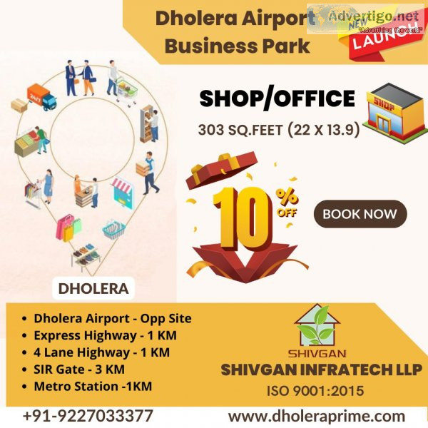 Shops for sale in dholera with prime location