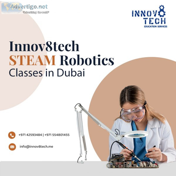 Innov8tech steam robotics classes in dubai