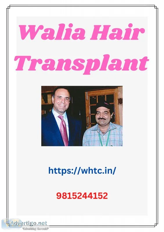 Hair transplant in ludhiana -walia hair transplant