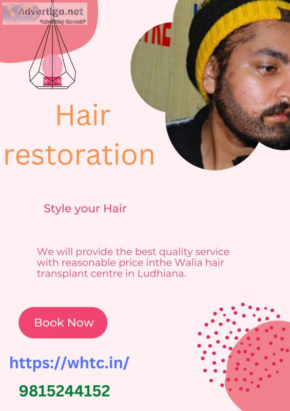 Hair transplant in ludhiana -walia hair transplant
