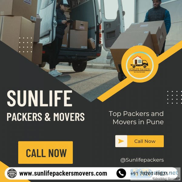 Sunlife packers and movers - packers and movers in mundwa