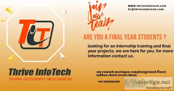 Inplant training and intership
