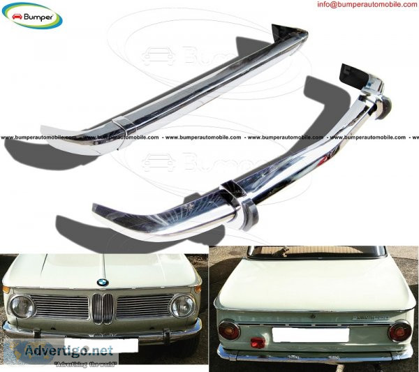 Bmw 2002 bumper (1968-1971) by stainless steel (bmw 2002 stoßfän