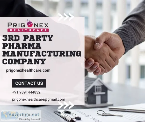 3rd party pharma manufacturing company | prigonex healthcare