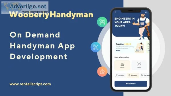 Launch your own handyman app like uber with wooberlyhandyman