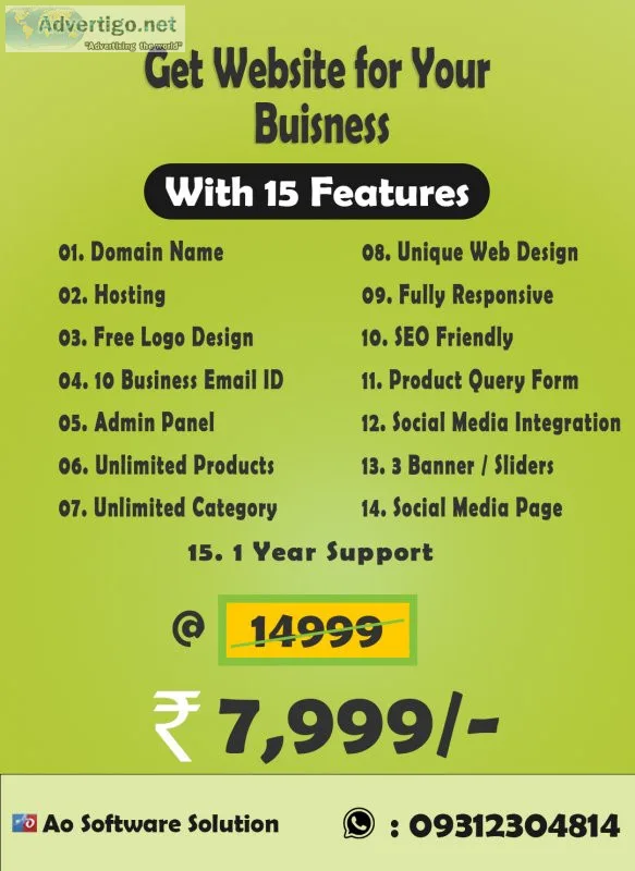 Ao software solution website designing company-website developme