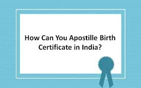 How to obtain an apostille for a birth certificate