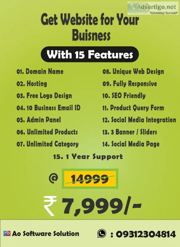 Ao software solution website designing company-website developme