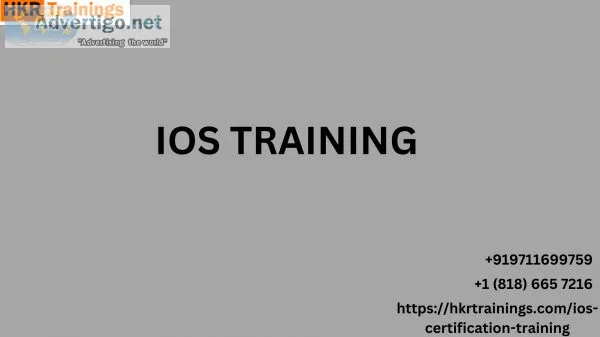 Best ios online certification course