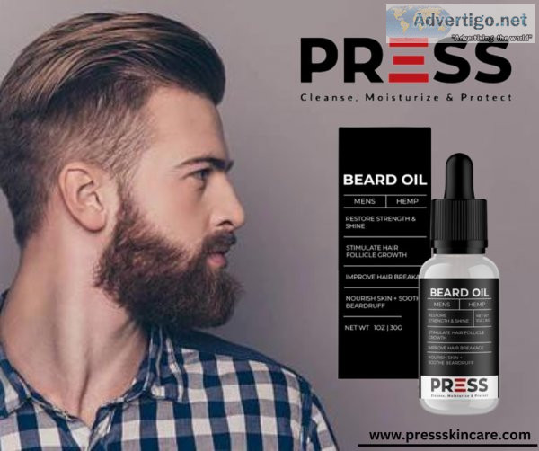 Natural & organic beard oil for men
