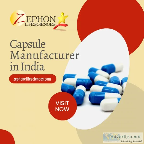 Capsule manufacturer in india | zephon lifesciences