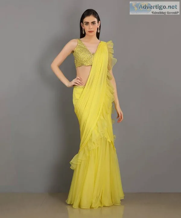 Shop the latest collection of designer indian sarees for women a