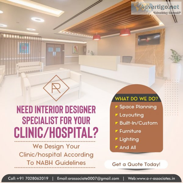 Best hospital interior designers in pcmc - a r associates