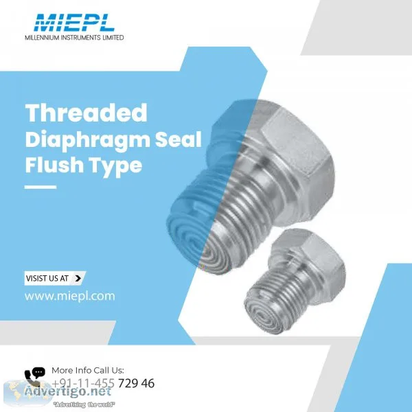 Mds04 threaded diaphragm seal - flush type | miepl