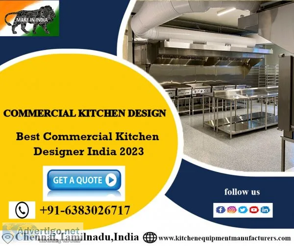 Commercial kitchen equipment chennai